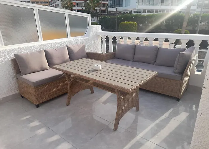 Duplex-bungalow In Playa De Americas,3 Minutes Near The Beaches In Tenerife 아파트 *